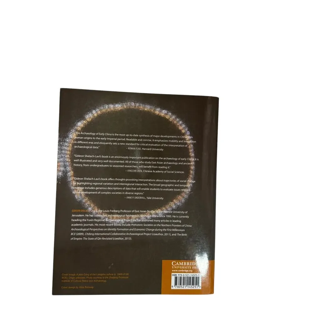 The Archaeology of Early China Gideon Shelach-Lavi Hardcover Cambridge Book